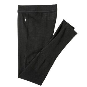 Smartwool Intraknit Thermal Merino Base Layer Bottom Men Med Black Leggings 200